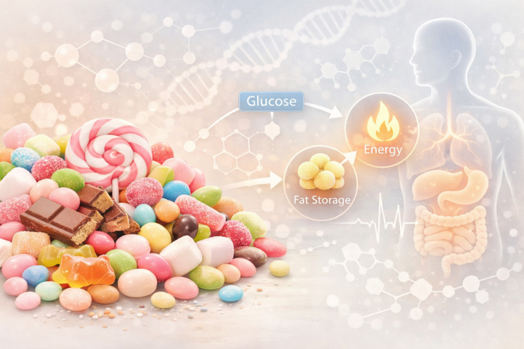 Candy meets metabolism science